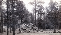 Helen Hunt Jackson's grave on Cheyenne Mountain