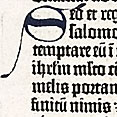 detail from Gutenberg leaf